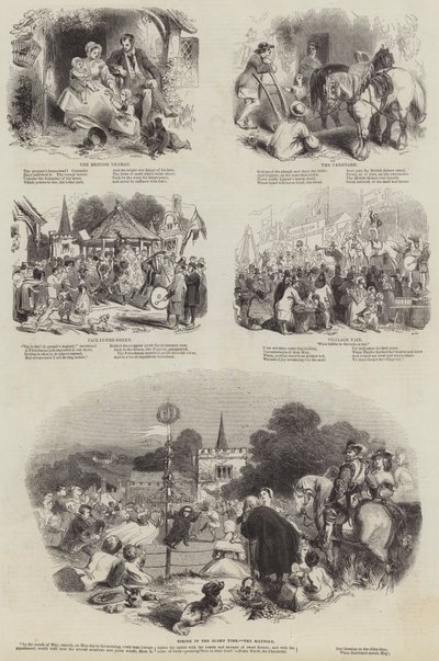 Vie printanière en ville et à la campagne - John Gilbert